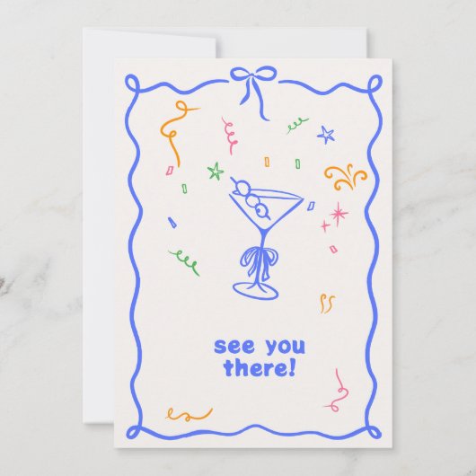 Whimsical Disco Verjaardagskleur Kaart (Achterkant)