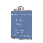 Whimsical doedelen elke kleur beste man groomsman heupfles (Links)