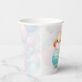 Whimsical Dog Adventure Papieren Bekers (Rechts)