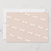 Whimsical Dog Birthday Party Illustrated Kaart (Achterkant)