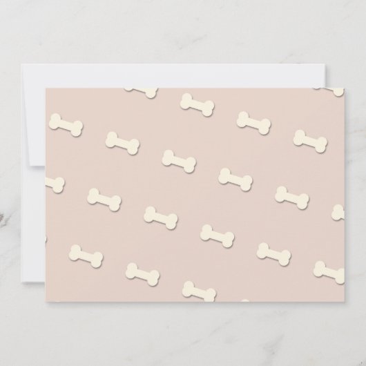 Whimsical Dog Birthday Party Illustrated Kaart (Achterkant)