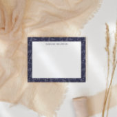 Whimsical Dog Constellations Dusty Blue Monogram Notitiekaartje