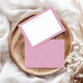 Whimsical Dog Constellations Lichtroze Monogram Notitiekaartje