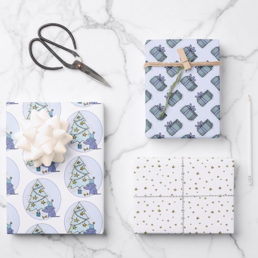 Whimsical Dog Inpakpapier Vel (Voorkant)