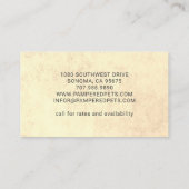 Whimsical Dog Pet Boarding Daycare Kennel Visitekaartje (Achterkant)