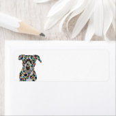 Whimsical Dog Return Address Label (Insitu)