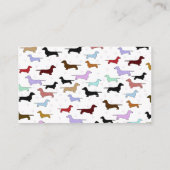 Whimsical Dog Wedding Enclosure kaarten (Achterkant)