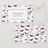 Whimsical Dog Wedding Enclosure kaarten (Voorkant / Achterkant)