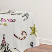 Whimsical Dogs verjaardagsfeestje vieren Tafelkleed (Voorbeeld)