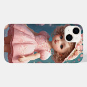 Whimsical Doll Dreams: Speels Print T-shirt Case-Mate iPhone Case (Achterkant (horizontaal))