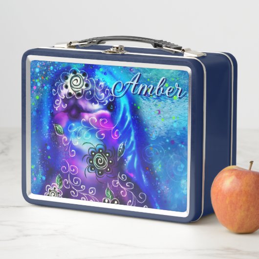 Whimsical Dolphin Blue Blauwgroen Kust Nautisch (In situ)