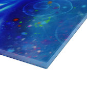 Whimsical Dolphin Blue Blauwgroen Kust Nautisch Snijplank (Hoek)