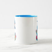 Whimsical Dolphin Splash Coffee Mok (Center)