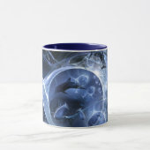 Whimsical Dolphins Mok (Midden)