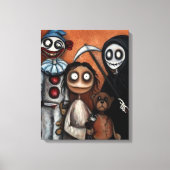 Whimsical donker griezelig kunst canvas Print (Voorkant)