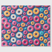 Whimsical Donut Dreams inpakpapier (Vlak)