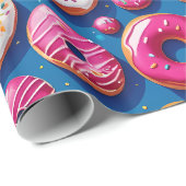 Whimsical Donut Dreams inpakpapier (Rol Hoek)