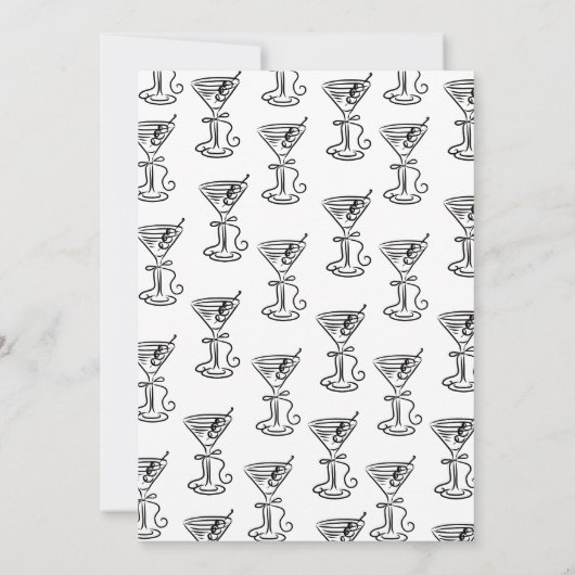 Whimsical Doodle A Tini Bit Older 21st Birthday Kaart (Achterkant)