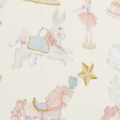 Whimsical Doodle Baby Jesus Manger Scene Behang (Zoom)