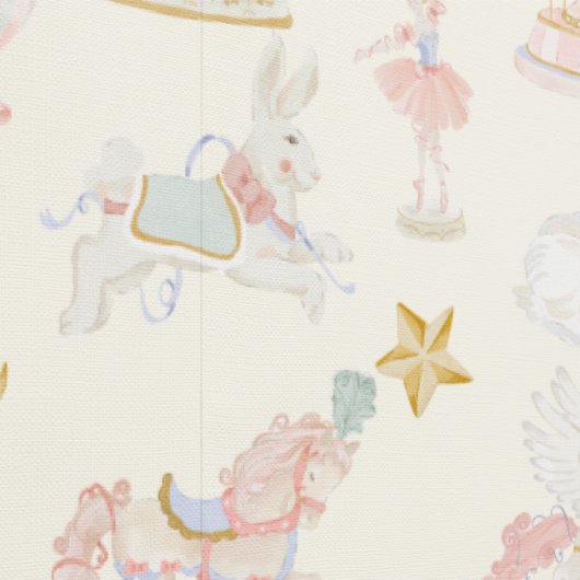 Whimsical Doodle Baby Jesus Manger Scene Behang (Zoom)