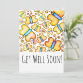 Whimsical Doodle Butterflies weldra (Staand voorkant)