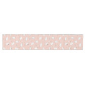 Whimsical Doodle Cats - Roze Medium Tafelloper (Horizontaal)
