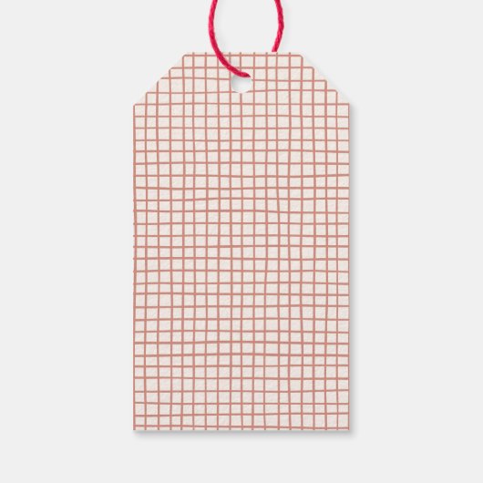 Whimsical Doodle Dove Kerstvakantie Cadeaulabel (Achterkant)