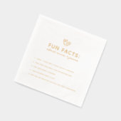 Whimsical Doodle Hearts Leuke Feiten Folie Servetten (Links)