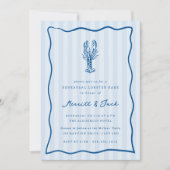 Whimsical Doodle Lobster Bake repetitie diner Kaart (Voorkant)