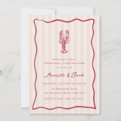 Whimsical Doodle Lobster Bake repetitie diner Kaart (Voorkant)