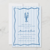 Whimsical Doodle Lobster Bake repetitie diner Kaart (Voorkant)