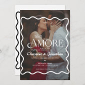 Whimsical Doodle That Amore Wedding Kaart (Voorkant / Achterkant)