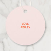 Whimsical Doodle You are Teariffic, Theethema Cade Bedankjes Labels (Achterkant)