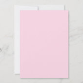 Whimsical Doodles Foto Rood Roze Kerst Kaart (Achterkant)