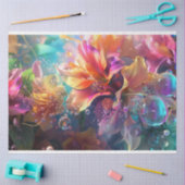 Whimsical Doorschijnend Levendig Gekleurde Calla L Tissuepapier (Craft)