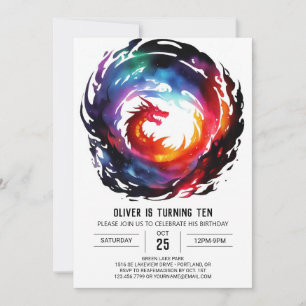 Whimsical Dragon Adventure Verjaardag Kaart