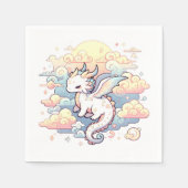Whimsical Dragon Baby shower Servet (Voorkant)