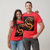 *Whimsical Dragon Dream - Waterverf Wash T-shirt (Unisex)