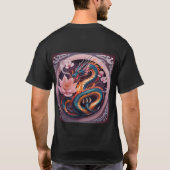 Whimsical Dragon Dreams T-shirt" T-shirt (Achterkant)