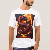 Whimsical Dragon Dreamscape T-shirt" T-shirt (Voorkant)