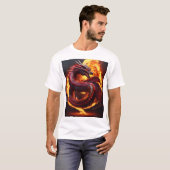 Whimsical Dragon Dreamscape T-shirt" T-shirt (Voorkant volledig)