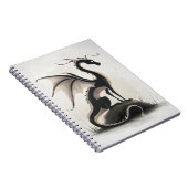 Whimsical Dragon Illustratie Notitieboek (Rechterzijde)