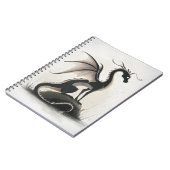 Whimsical Dragon Illustratie Notitieboek (Linkerzijde)