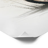 Whimsical Dragon Illustratie Perfect Poster (Hoek)