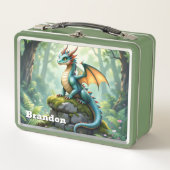 Whimsical Dragon op Ancient Stone Gepersonaliseerd (Voorkant)