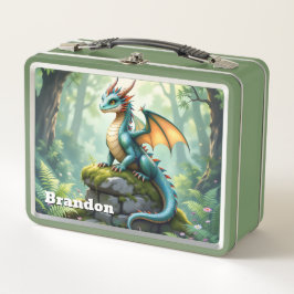 Whimsical Dragon op Ancient Stone Gepersonaliseerd