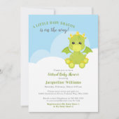 Whimsical Dragon Virtual Baby Shower Kaart (Voorkant)