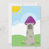 Whimsical Dragon Virtual Baby Shower Kaart (Achterkant)