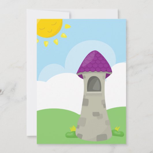 Whimsical Dragon Virtual Baby Shower Kaart (Achterkant)