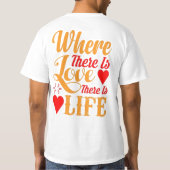 Whimsical Dragon Waterverf Mannen waarde T-shirt (Achterkant)